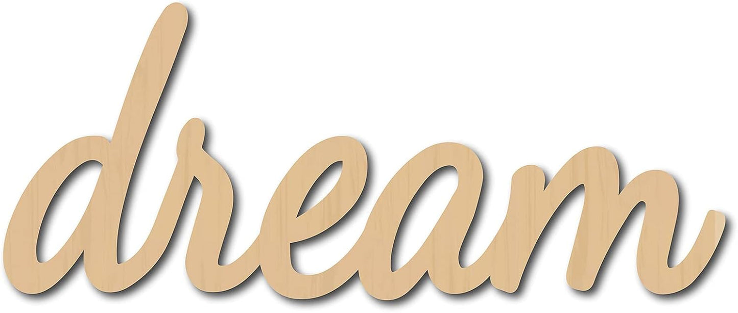 CREATCABIN Welcome Sign Welcome Wood Cutout Wooden Wall Decor Letters Laser Cut Art Unfinished Rustic Decorative DIY for Front Door Home Gallery Porch Coffee Bar Wreath Gift 11.8 x 2.4 Inch