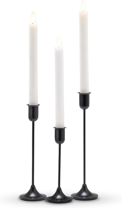 Gold Hurricane Candle Holders Set of 6, Tall Metal Windproof Glass Taper Candle Holder for Candlestick, Candle Sticks Decor, Table Centerpieces for Wedding, Candlelit Dinner Party Fireplace Decoration