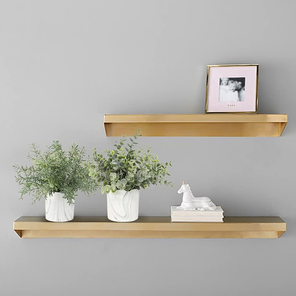 Hollyone Mini Artificial Potted Plants Fake Plants in Marble Pots, 1Pcs Plastic Eucalyptus Greenery Faux Plants for Home Office Desk Room Centerpiece Shelf Décor
