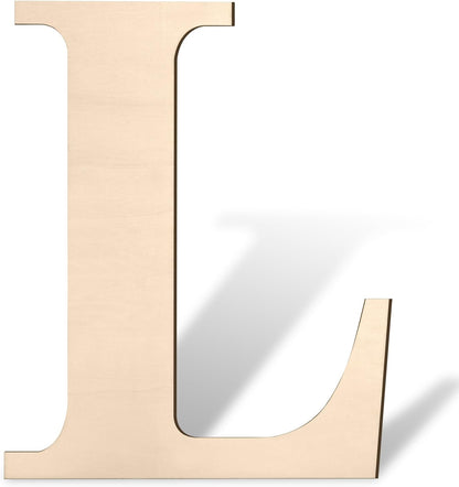 17 inch Large Wooden Sign & for Wall Decor, Big Wood Symbol &, Giant Paintable Blank Wooden Shapes for Crafts, Unfinished Wood Cutouts for Birthday Party, Rustic Wedding, Christmas Decor, Baby Shower