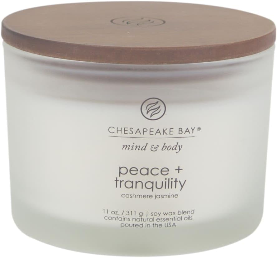 Chesapeake Bay Candle PT40886 Scented Candle Awaken + Invigorate (Lemongrass Eucalyptus) Medium Green Home Décor