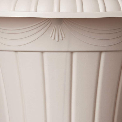 Arcadia Garden Products PL10CP Classic Traditional Plastic Urn Planter Indoor/Outdoor, 15" x 13", Brushed Copper