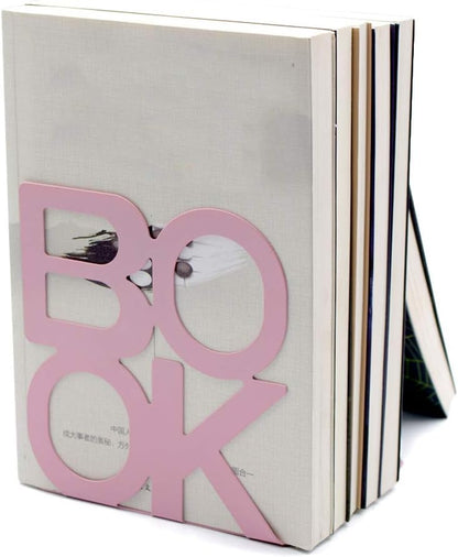 Book Ends,BookEnds Supports for Bookrack Desk,Bookend are Used for Books, Unique Appearance Design,Heavy Duty