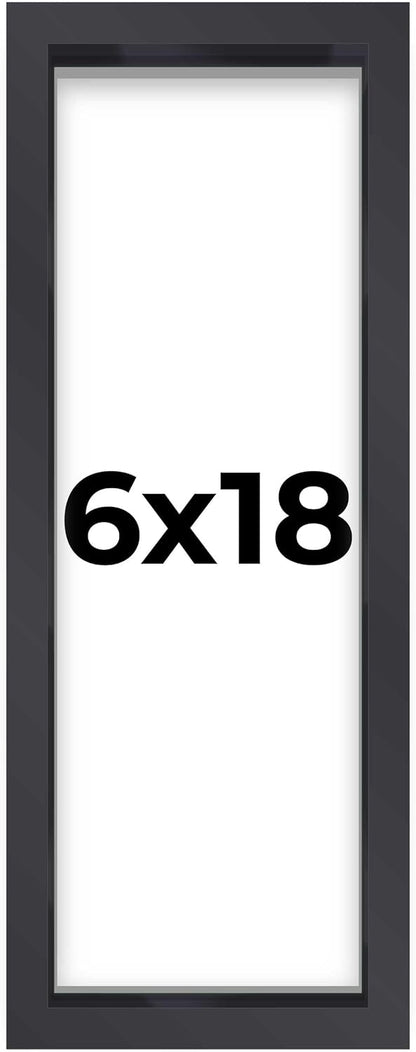 14x14 Shadow Box Black | 3/4" Depth of Usable Space | Solid Wood Pine | Includes UV Resistant Acrylic Plexiglass, Acid-Free Backing & Hanging Hardware | Made to Order in USA - Colors A