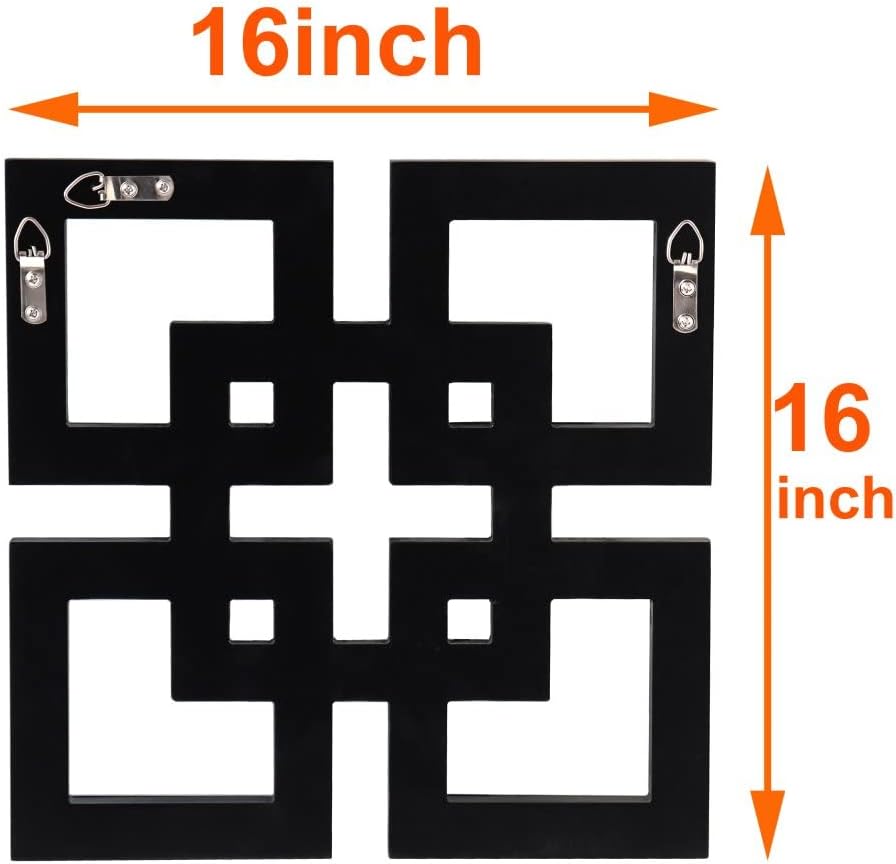 QMDECOR 2 Pack Silver Mirrored Square Wall-Mounted Mirrors Modern Glam Accent Decor for Home