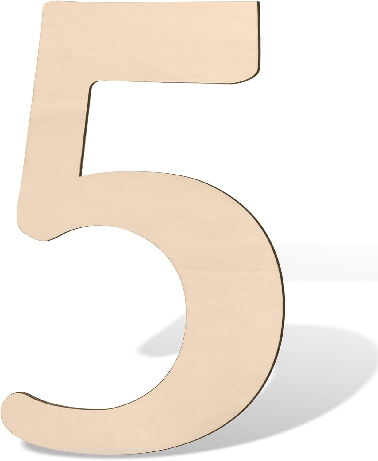 17 inch Large Wooden Sign & for Wall Decor, Big Wood Symbol &, Giant Paintable Blank Wooden Shapes for Crafts, Unfinished Wood Cutouts for Birthday Party, Rustic Wedding, Christmas Decor, Baby Shower