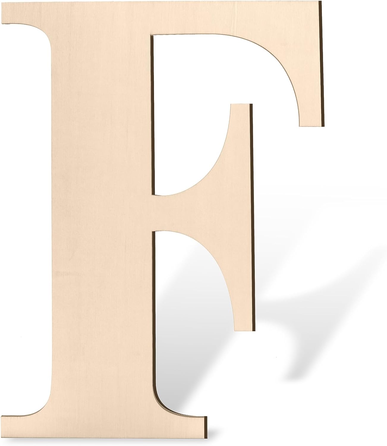17 inch Large Wooden Sign & for Wall Decor, Big Wood Symbol &, Giant Paintable Blank Wooden Shapes for Crafts, Unfinished Wood Cutouts for Birthday Party, Rustic Wedding, Christmas Decor, Baby Shower