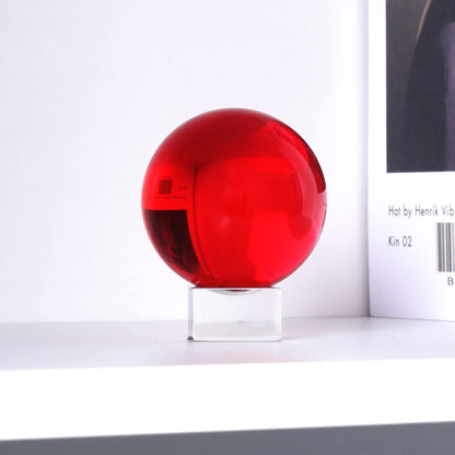 LONGWIN 50mm(2 inch) K9 Photography Solid Crystal Glass Ball Sphere with Free Stand Suncatcher (Clear)