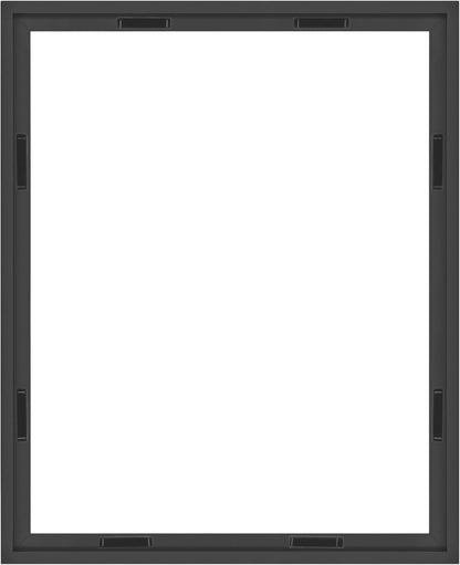 MCS Canvas Float Frames 8x10 Frame, Black Frame for Finished Canvases, Vertical & Horizontal Wall Hanging Frame with Adhesive for Canvas Paintings (1-Pack)
