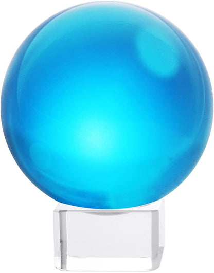 LONGWIN 50mm(2 inch) K9 Photography Solid Crystal Glass Ball Sphere with Free Stand Suncatcher (Clear)