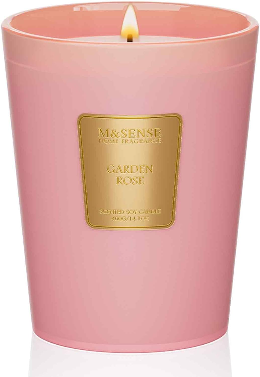 M&SENSE Jasmine Candles Highly Scented 3 Wick 35oz 150 Hours Burn Extra Large Jar Candles for Women, Natural Soy Wax Aromatherapy Candle for Stress Relief, Meditation, Yoga, Spa - Colors B