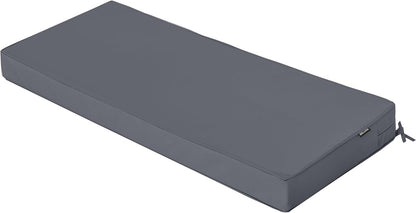 Outdoor Bench Cushions 48 x 18 Inch Thick Waterproof Porch Swing Cushions with Tie Patio Furniture Chair Cushion Bench Pad 5 Year Color Fastness Backyard Seat Pads Navy