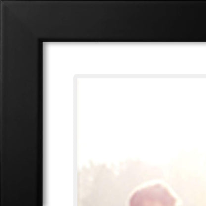Americanflat 4x6 Collage Picture Frame with Shatter-Resistant Glass - Fits Five 4x6 Photos or Use as One 11x14 Picture Frame - Signature Collection - Collage Frames for Wall Display - Black