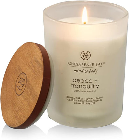 Chesapeake Bay Candle PT40886 Scented Candle Awaken + Invigorate (Lemongrass Eucalyptus) Medium Green Home Décor