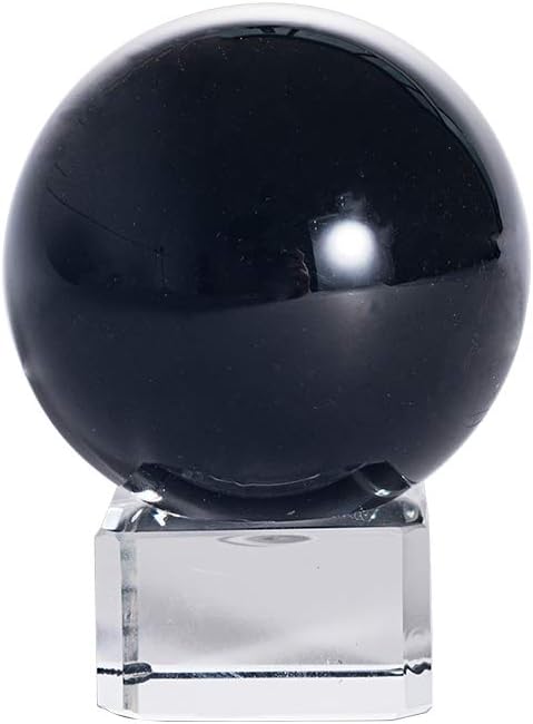 LONGWIN 50mm(2 inch) K9 Photography Solid Crystal Glass Ball Sphere with Free Stand Suncatcher (Clear)