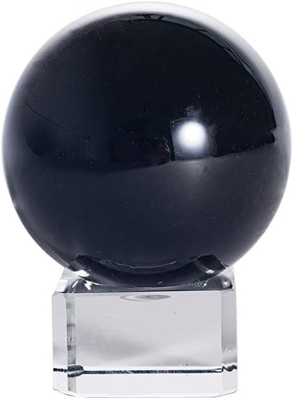 LONGWIN 50mm(2 inch) K9 Photography Solid Crystal Glass Ball Sphere with Free Stand Suncatcher (Clear)