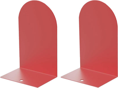 MerryNine Metal Book Ends, 2 Pack Black Bookends for Shelves, Book Holder for Heavy Books, Book End for Kids Books, Decoration Bookend for Home Office