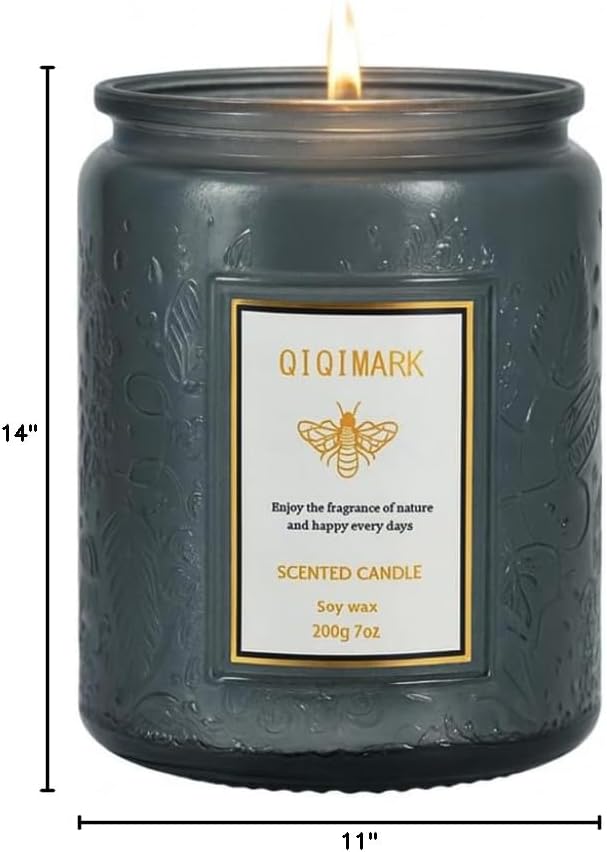Mother’s Day Candles Gift Set for Mom, Natural Soy Wax Scented Jar Candles 6-Pack, Aromatherapy Candles for Home, 42oz 300 Hours Long Lasting, Gifts for Women