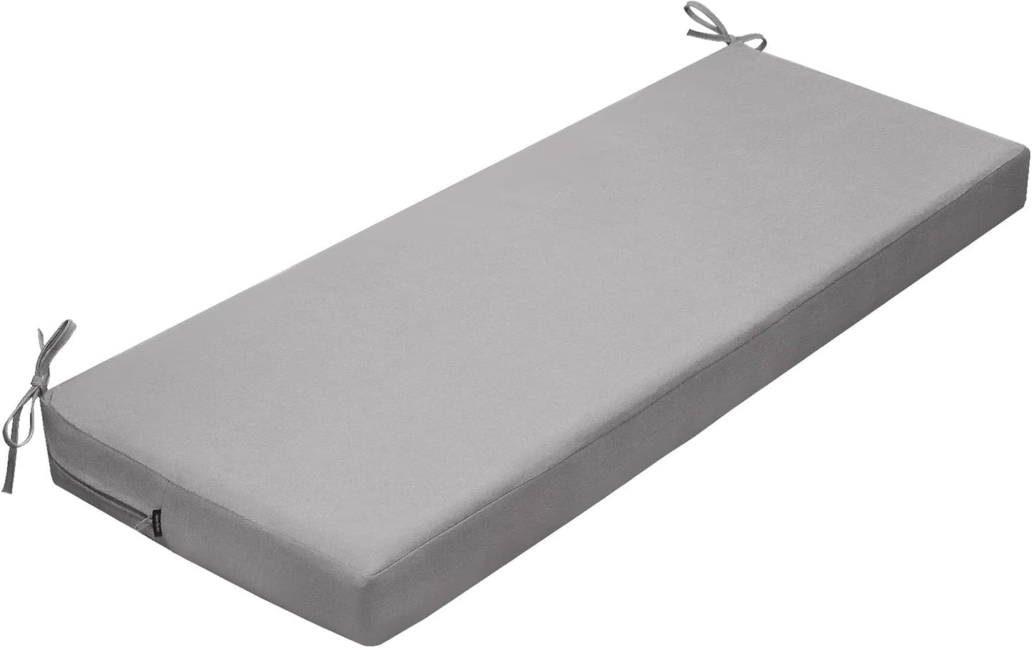 idee-home Outdoor Bench Cushion Waterproof, Bench Cushions for Outdoor Furniture, Patio Porch Swing Replacement Seat Pad with Ties for Garden Backyard, 48 x 18 Inch Red
