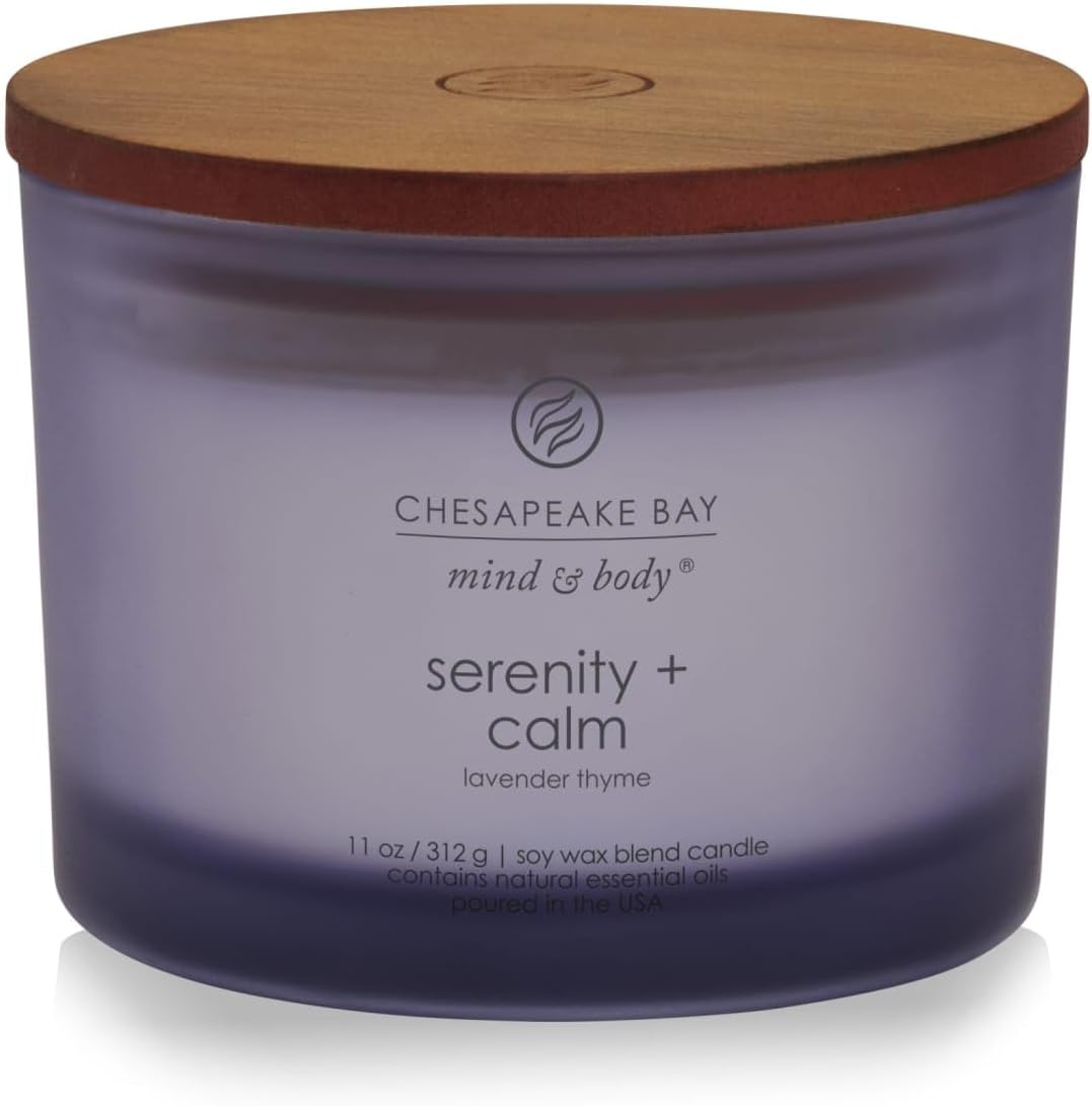 Chesapeake Bay Candle PT40886 Scented Candle Awaken + Invigorate (Lemongrass Eucalyptus) Medium Green Home Décor