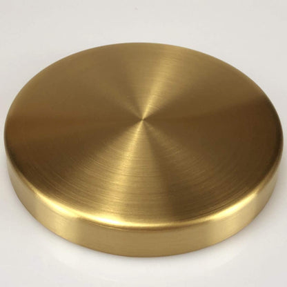FREELOVE Gold Tray, Round Brass Serving Platter, Bar Circle Decorative Plate, Coffee Table Metal Decor Dishes, Brushed Hammered Coasters, Counter Bathroom Kitchen Dessert Cart Display Food, 12 inch