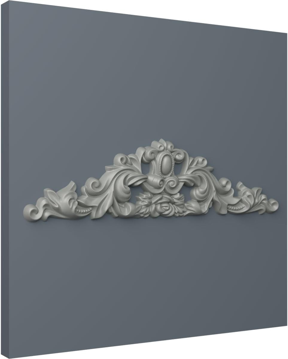 Ekena Millwork 32 1/4"W x 8 7/8"H x 1 5/8"P Legacy Center Onlay