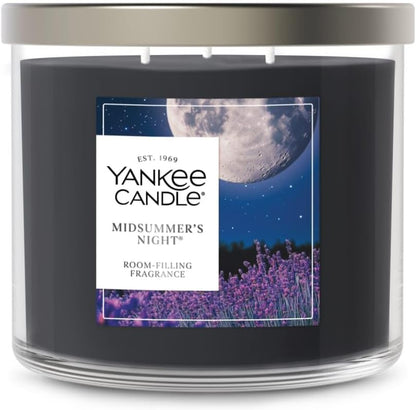 Yankee Candle Large Tumbler Scented Candle with up to 80 Hour Burn Time, Premium Plant Wax Blend for Consistent Burn, 20 oz Tumbler Candle with Room Filling Fragrance, Midsummer's Night