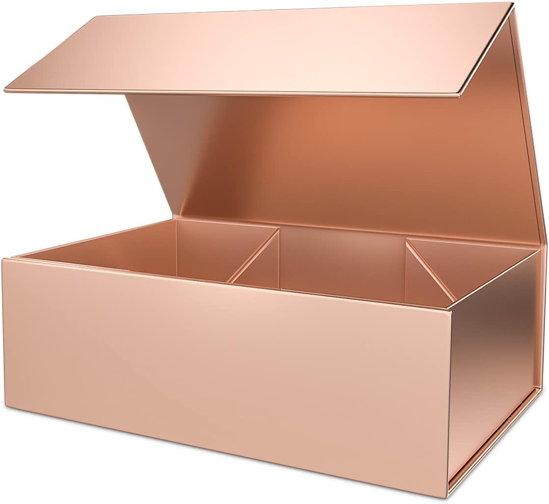 Pink Gift Box 10" x 6" x 3" with Magnetic Closure Lid Gift Boxe for Presents,Bridesmaid Gifts Boxes,Cute Box,Birthday Gift box,Luxury for Gift Packaging, Magnetic Gift Boxe for Wrapping Gifts (Pink)