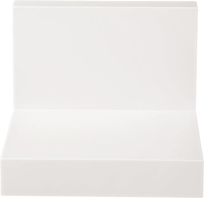 Command Display Ledges, Holds up to 2 lb, Quartz, 2 Ledges with 8 Medium Strips, Damage-Free Hanging Floating Shelf with Adhesive Strips, Personalize Living Room, Bedroom, Kids Room or Office