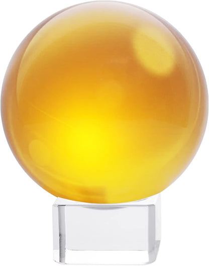 LONGWIN 50mm(2 inch) K9 Photography Solid Crystal Glass Ball Sphere with Free Stand Suncatcher (Clear)