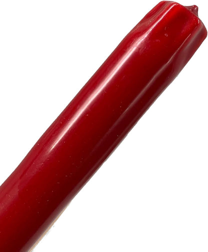 D'light Online White Taper Candles, 10 Inch Premium Quality Candles Hand-Dipped Tapered Candles, Dripless, Smokeless and Unwrapped Bulk Pack for Events - Set of 12 (10 Inch, White)