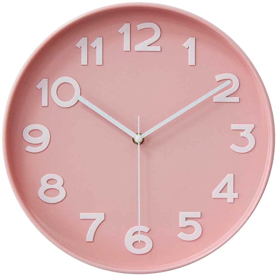 HZDHCLH Wall Clocks Battery Operated,12 inch Silent Non Ticking Modern Wall Clock for Living Room Bedroom Kitchen Office Classroom Decor (Olive Green and Gold)