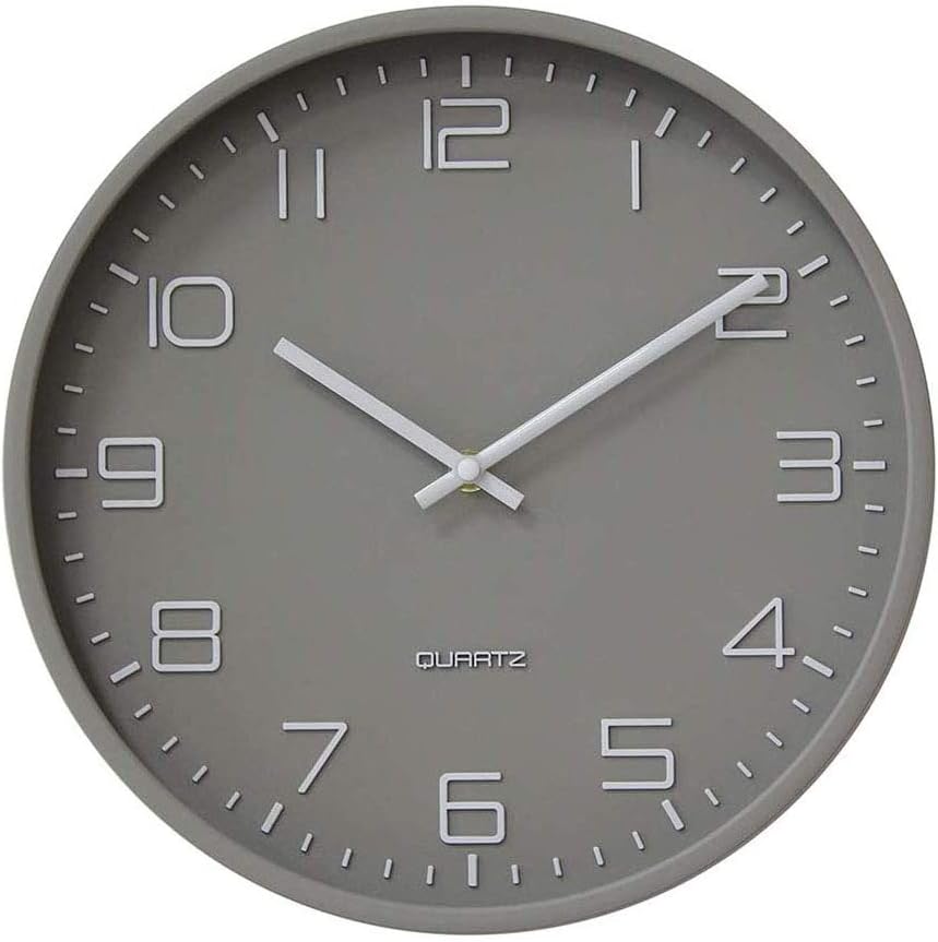 HZDHCLH Wall Clocks Battery Operated,12 inch Silent Non Ticking Modern Wall Clock for Living Room Bedroom Kitchen Office Classroom Decor (Olive Green and Gold)