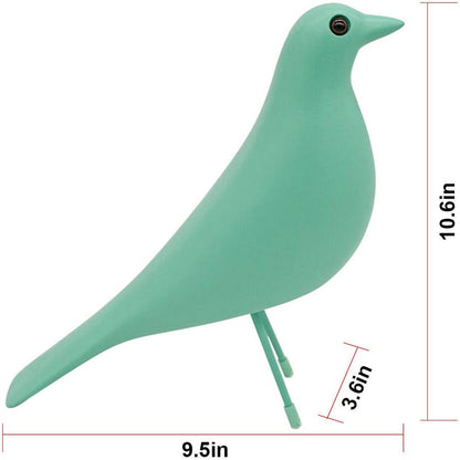 Mid Century Sculpture House Bird - Office Decor Desk Dove Ornament Arts Gift Replica (Yellow)