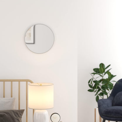 Gold Circle Wall Mirror 24 Inch Round Wall Mirror for Entryways, Washrooms, Living Rooms and More (Gold, 24")