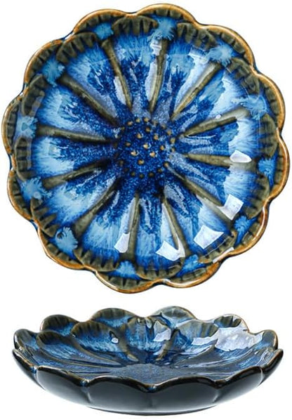 JAMEND CLXP Lotus Leaf Shape Decorative Ring Tray, Small Key Bowl, Ceramic Trinket Tray Jewelry Dish Organizing Necklace Earrings, Home Decoration for Mom Best Friend Sister, Pink.