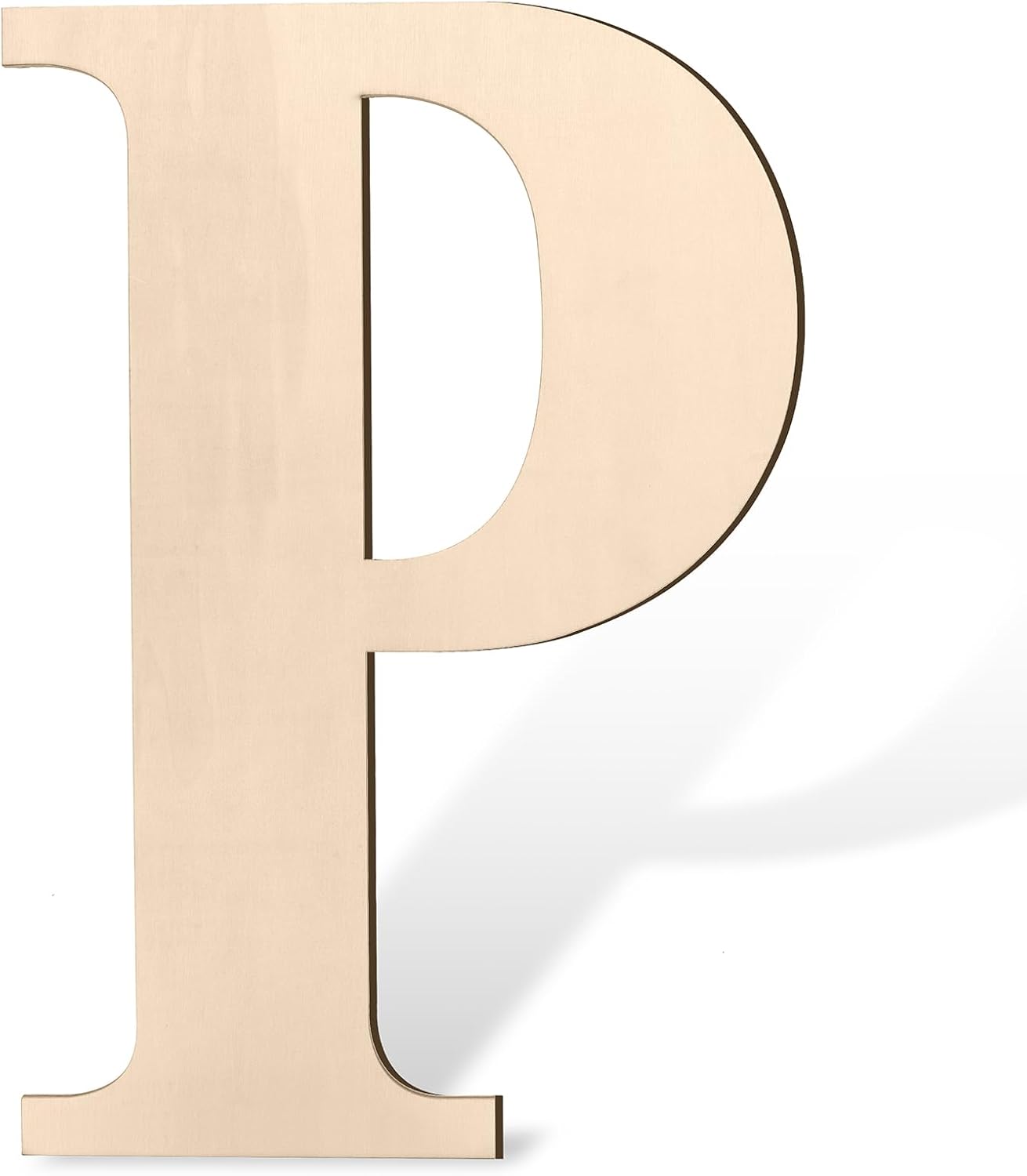 17 inch Large Wooden Sign & for Wall Decor, Big Wood Symbol &, Giant Paintable Blank Wooden Shapes for Crafts, Unfinished Wood Cutouts for Birthday Party, Rustic Wedding, Christmas Decor, Baby Shower