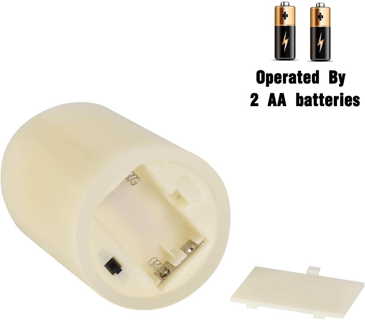 Vinkor Flameless Candles Battery Operated Candles Real Wax Pillar LED Candles with 10-Key Remote and Cycling 24 Hours Timer (Ivory 4" 5" 6" 7" 8" 9")