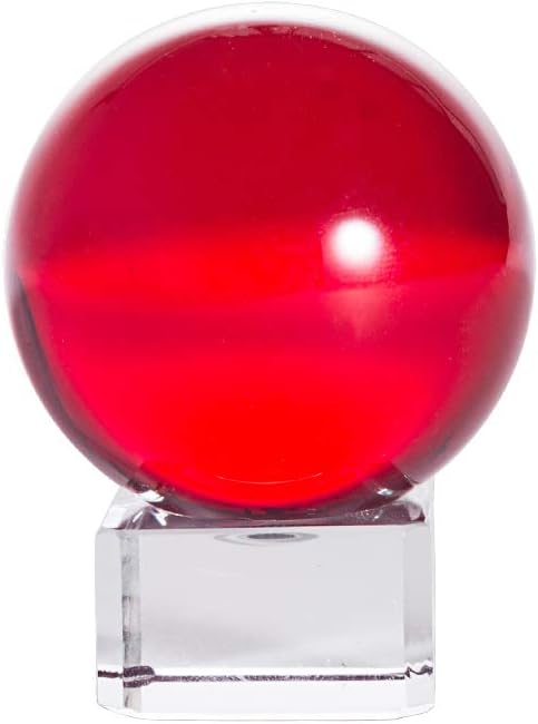 LONGWIN 50mm(2 inch) K9 Photography Solid Crystal Glass Ball Sphere with Free Stand Suncatcher (Clear)