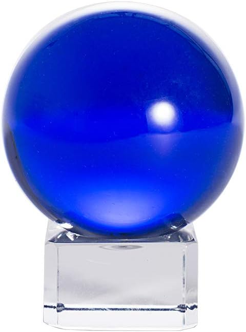 LONGWIN 50mm(2 inch) K9 Photography Solid Crystal Glass Ball Sphere with Free Stand Suncatcher (Clear)
