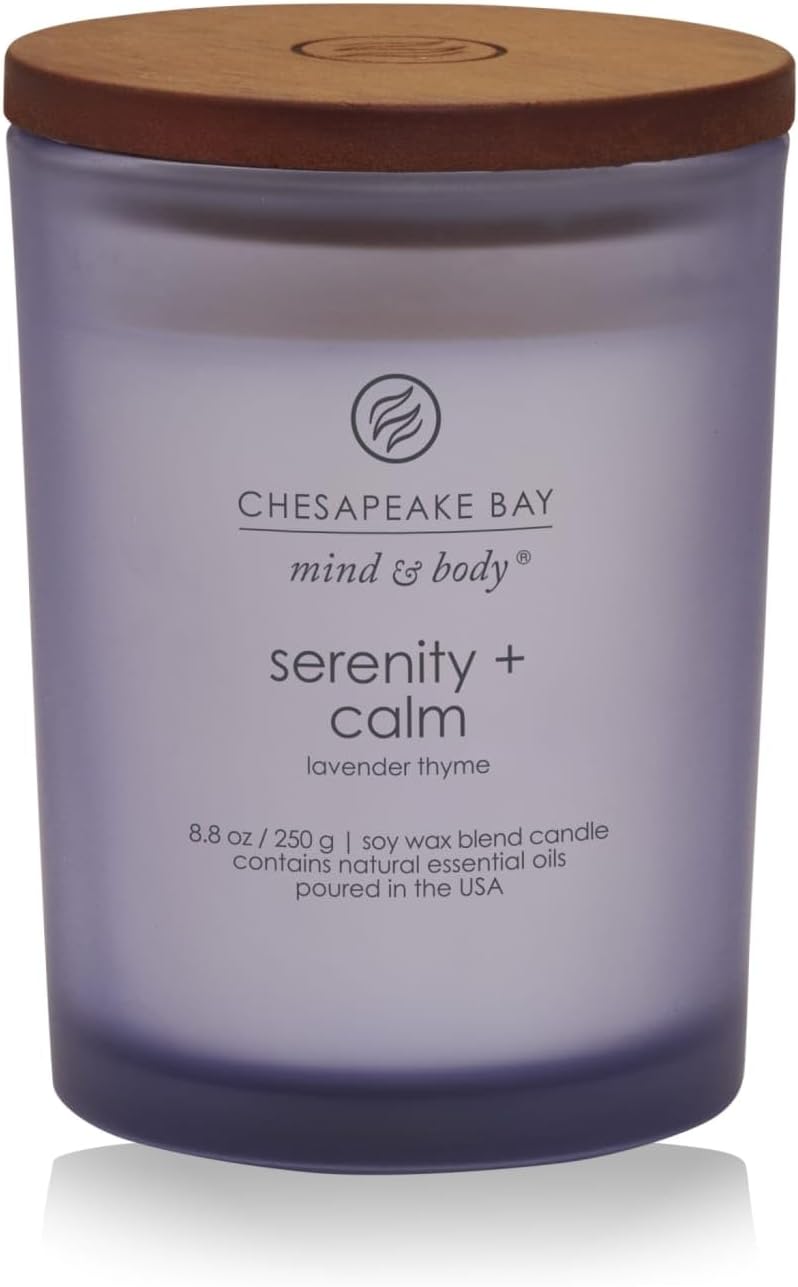 Chesapeake Bay Candle PT40886 Scented Candle Awaken + Invigorate (Lemongrass Eucalyptus) Medium Green Home Décor