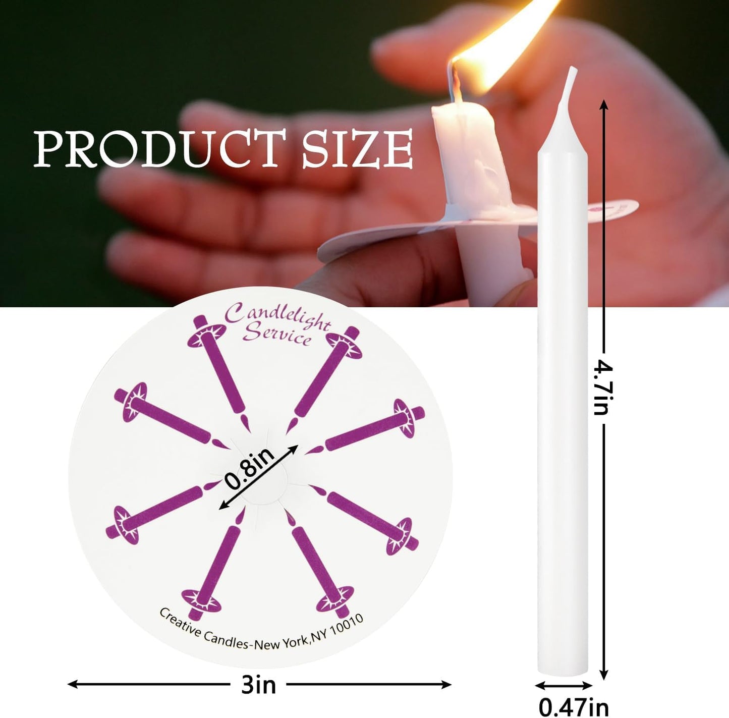 30-Pack 10-Color Taper Candles - 10 Inch Dripless & 10-Hour Burn｜Wedding/Birthday/Home Decor with Premium Wax
