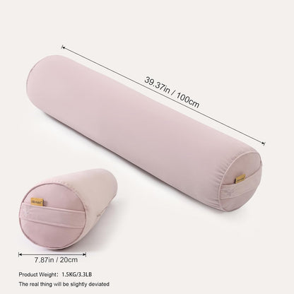 Body Pillow for Adults,Long Round Pillow,Big Cylindrical Pillow,Large Full Bolster Pillows for Side Sleepers (Steel Gray, 47.24"*7.87")