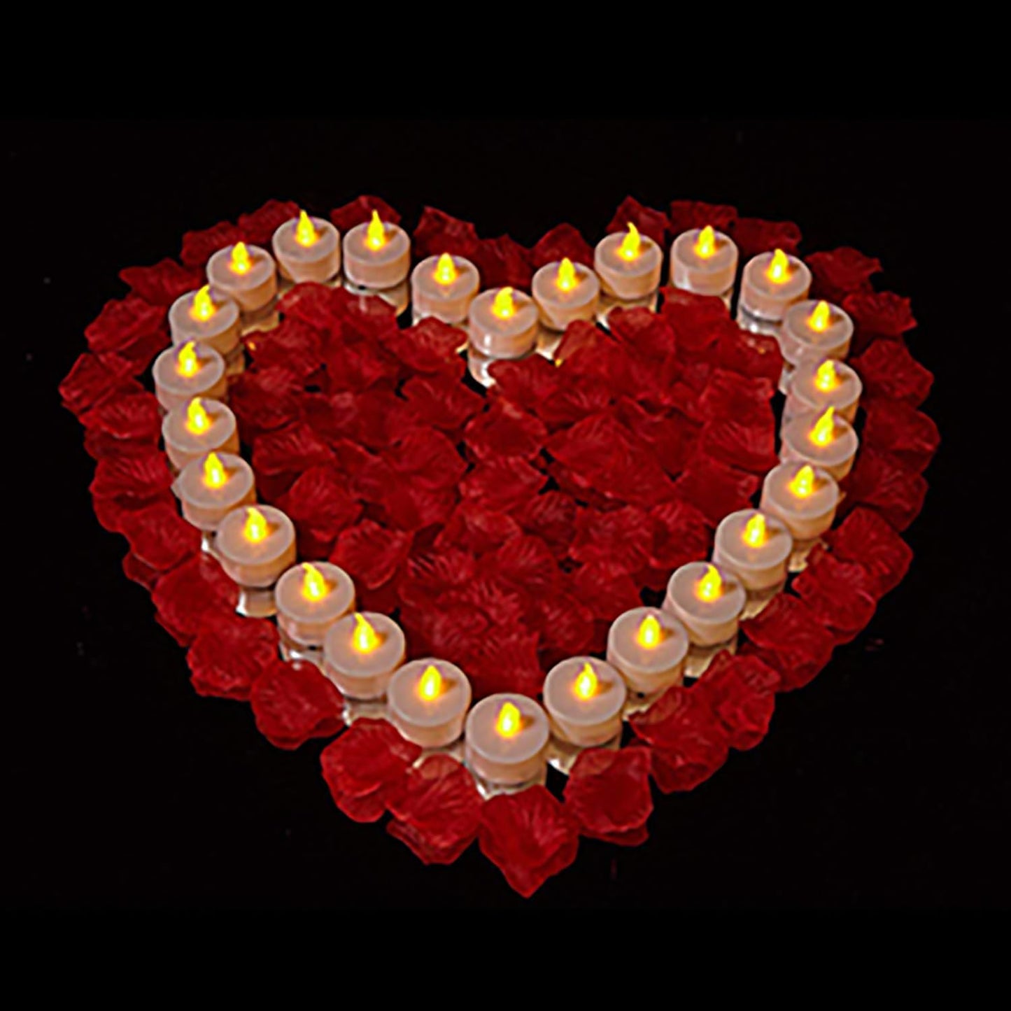 PUNPUBA LED Tea Lights Candles- 24Pack Flameless Candles Realistic and Bright Flickering Long Lasting 200Hours for Holiday Celebration,Party, Home Decoration WarmWhite,Battery Operated