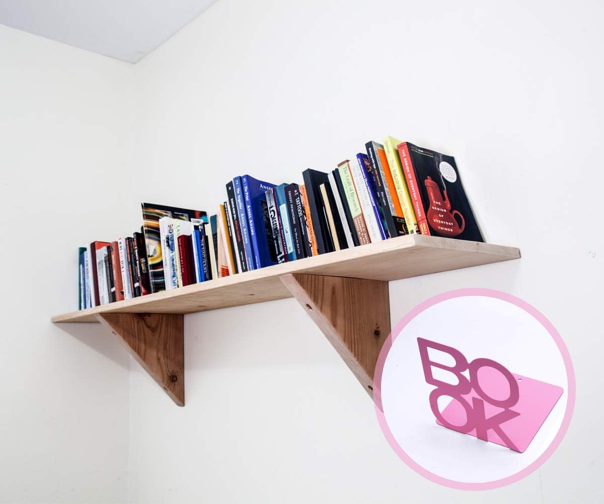 Book Ends,BookEnds Supports for Bookrack Desk,Bookend are Used for Books, Unique Appearance Design,Heavy Duty