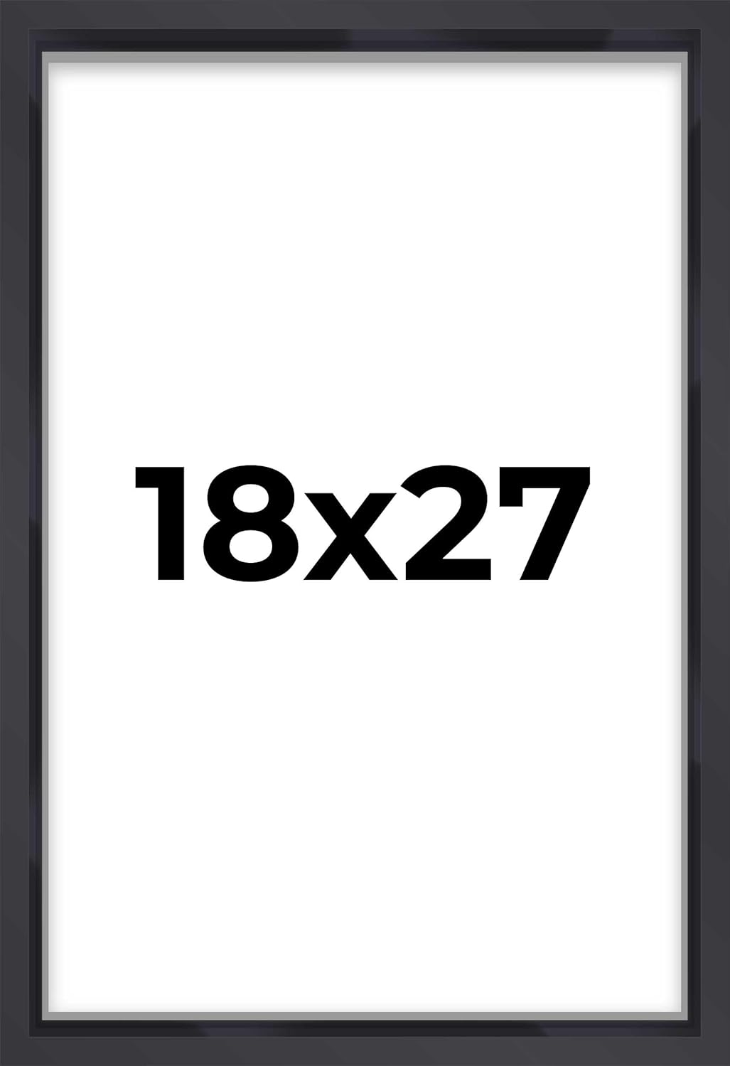 14x14 Shadow Box Black | 3/4" Depth of Usable Space | Solid Wood Pine | Includes UV Resistant Acrylic Plexiglass, Acid-Free Backing & Hanging Hardware | Made to Order in USA - Colors E
