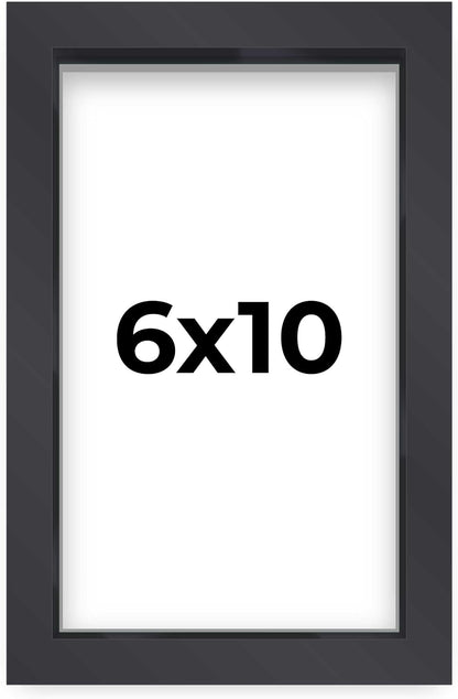 14x14 Shadow Box Black | 3/4" Depth of Usable Space | Solid Wood Pine | Includes UV Resistant Acrylic Plexiglass, Acid-Free Backing & Hanging Hardware | Made to Order in USA - Colors F