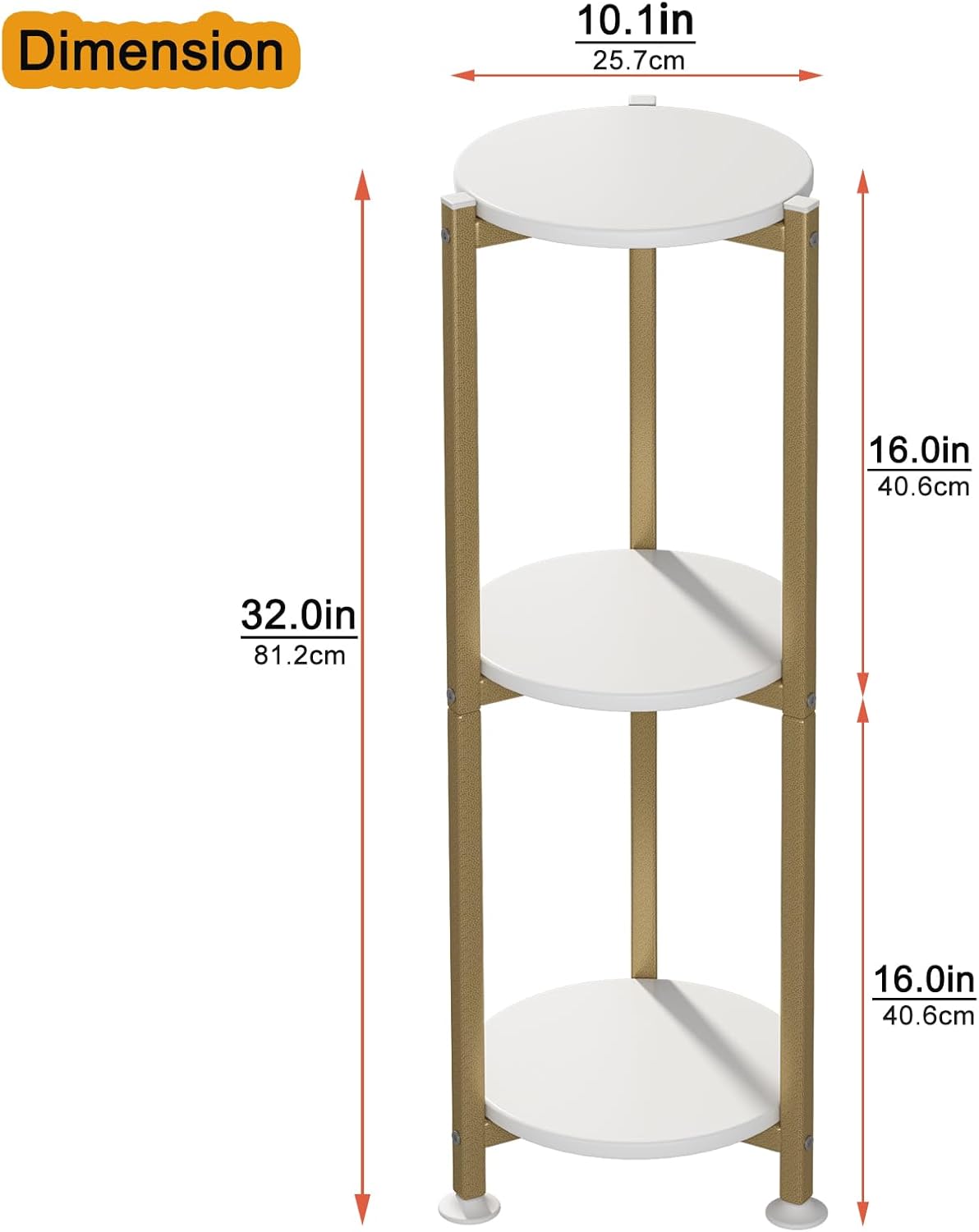 Plant Stand Indoor Corner Tall 2 Tier Metal Modern Flower Storage Plant Shelf Holder for Living Room Balcony Garden,Black (2 Tier-Black Round)