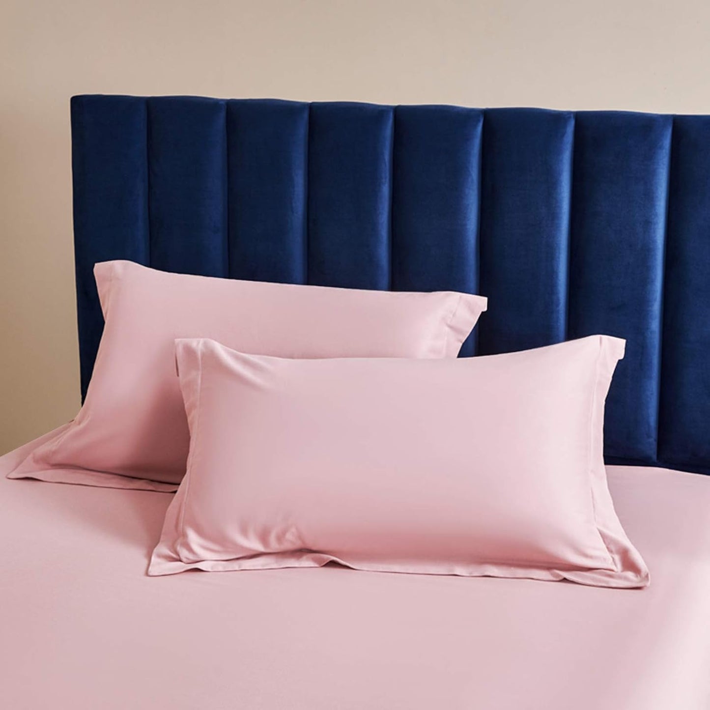 NTBAY Cotton 26x26 Euro Sham Covers - 500 Thread Count Egyptian Cotton Euro Pillow Covers, 2 Pack Super Soft and Breathable 26x26 Pillow Covers, Square Pillow Cases, White