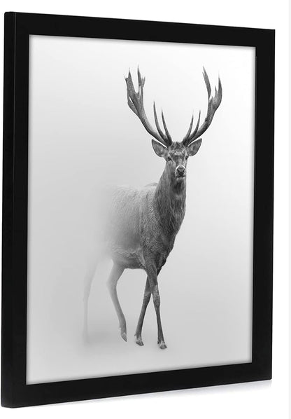 Americanflat 16x20 Picture Frame with Polished Plexiglass - Black Picture Frame - Wide Photo Frames Made of Engineered Wood for Vertical or Horizontal Wall Display - Epic Collection - Black - Colors C